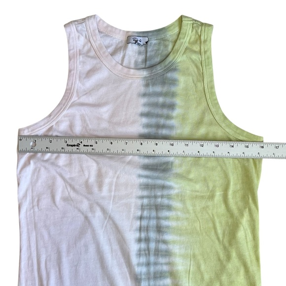 Rails Women’s Sz XS Pastel Dip Dye Tank Dress Cotton Midi Sleeveless - Picture 9 of 12